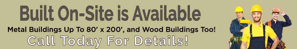 Sheds Built on Site New Mexico